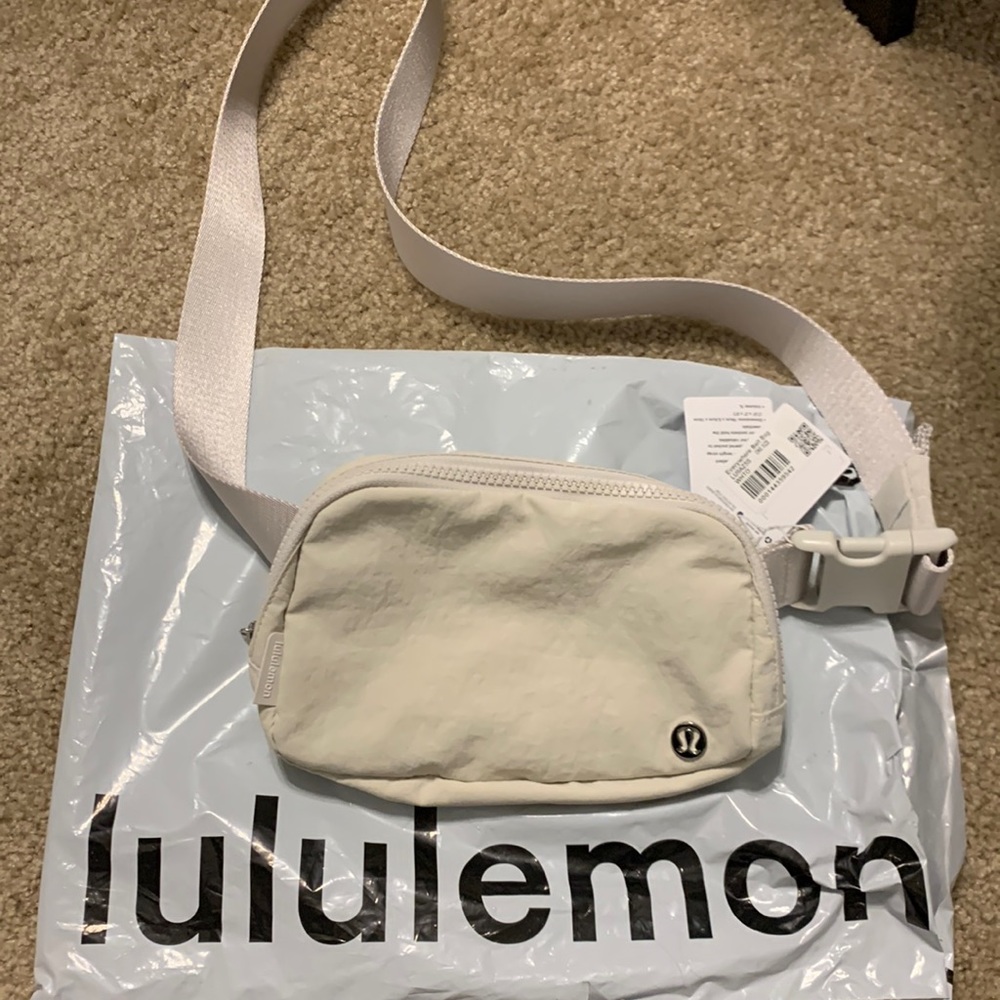 Lululemon White Opal Belt Bag